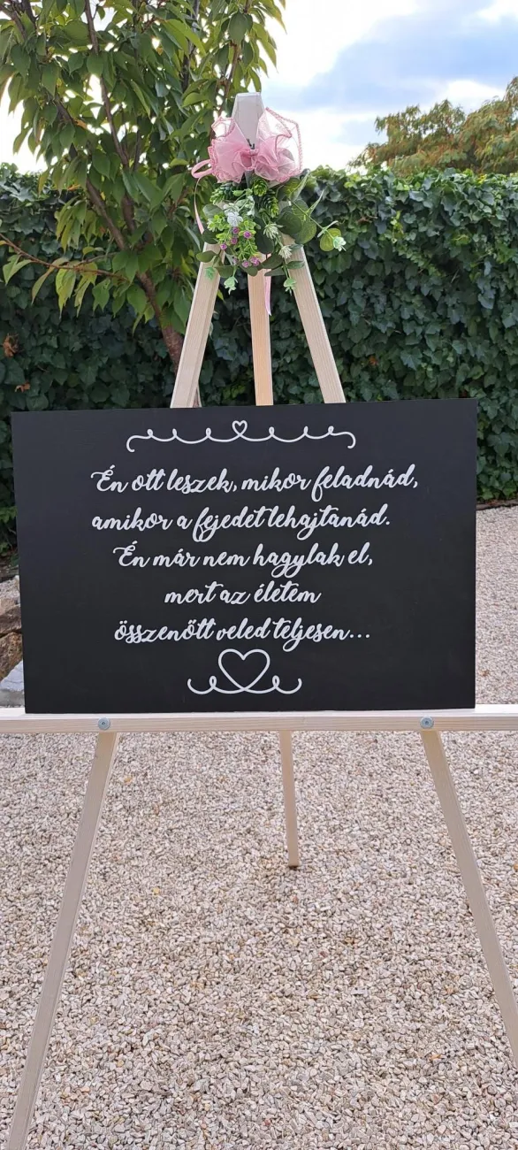 Köszöntő tábla