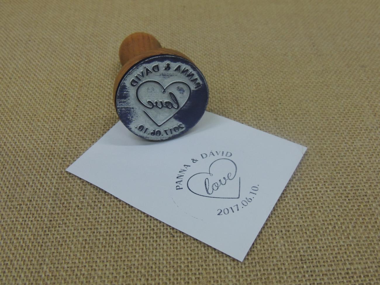 Esküvői pecsét - 5 cm