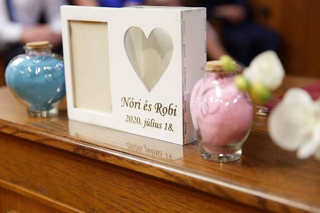 Homokszóró ceremónia szett