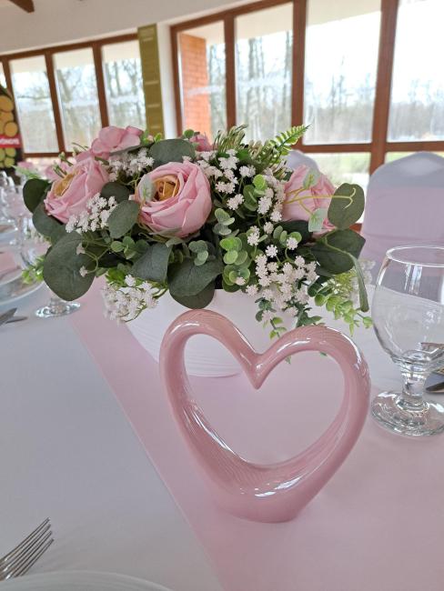 Rózsaszín dekoráció