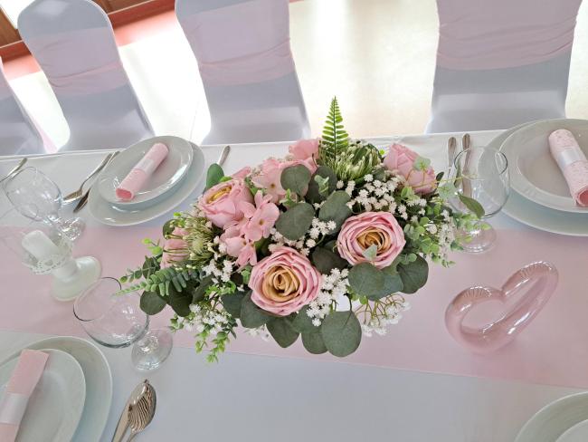 Rózsaszín dekoráció